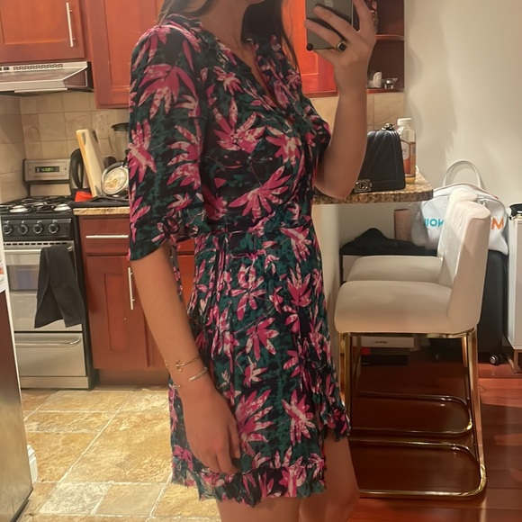 The kooples Hawaiian printed dress size S - Picture 2 of 13